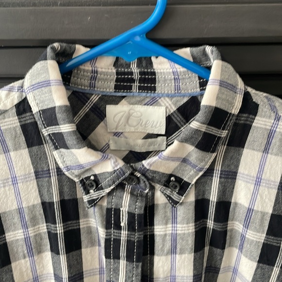 J. Crew Featherweight Flannel Relaxed Fit Shirt in Friday Flannel - Size 8 - Picture 1 of 11